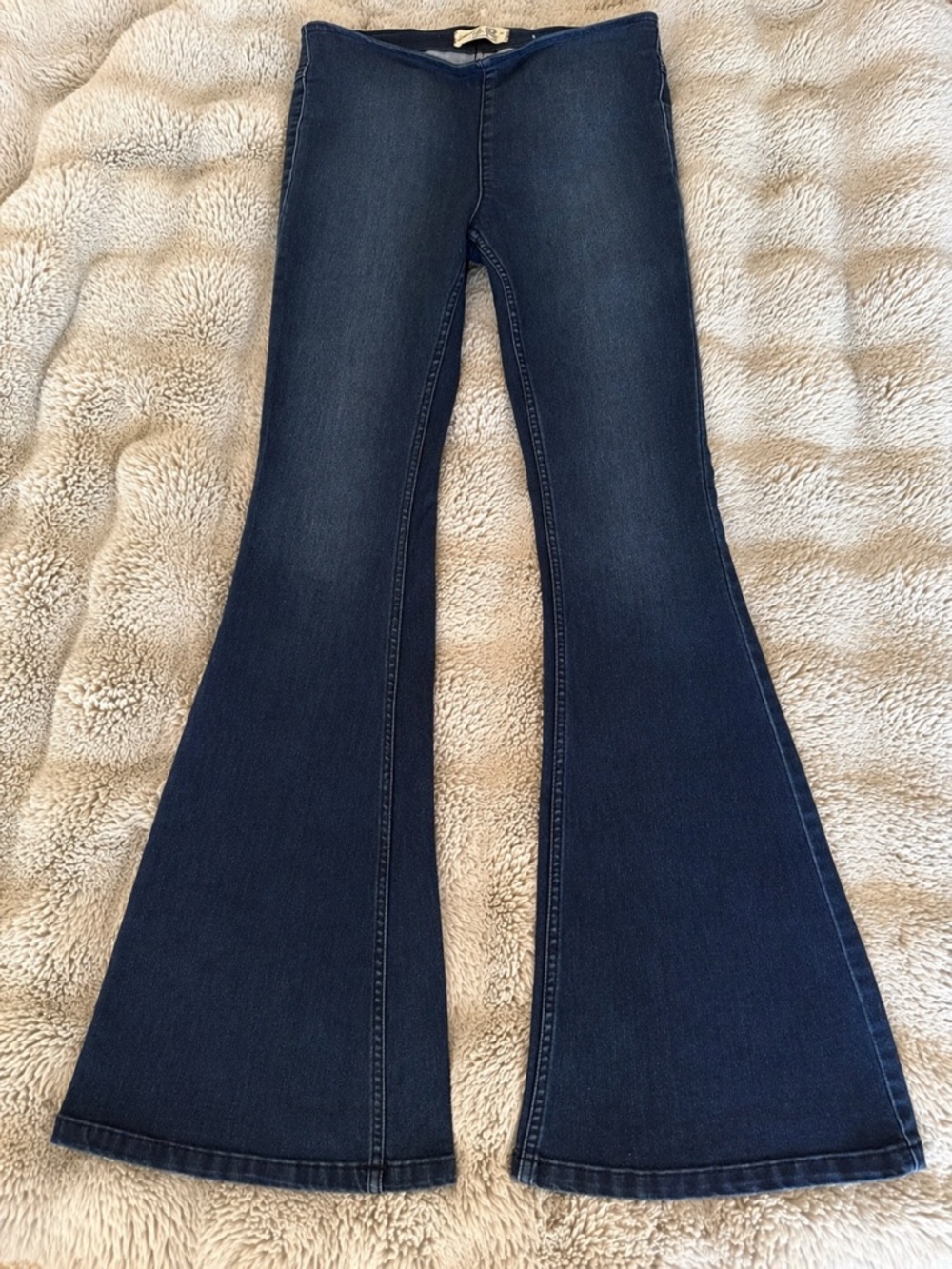 Free People Dark Blue Flare Jeans